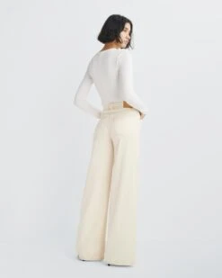 Rag & Bone Featherweight Sofie Wide Leg Jeans 6 Rag & Bone Featherweight Sofie Wide Leg Jeans -Style Haven Shop Featherweight Sofie Wide Leg Ecru 111