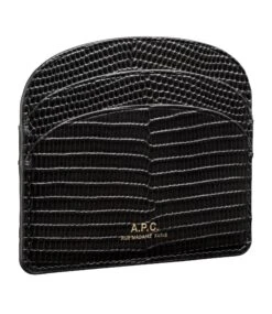 A.P.C. Demi Lune Cardholder 5 A.P.C. Demi Lune Cardholder -Style Haven Shop PXBMR F63270LZZ 03