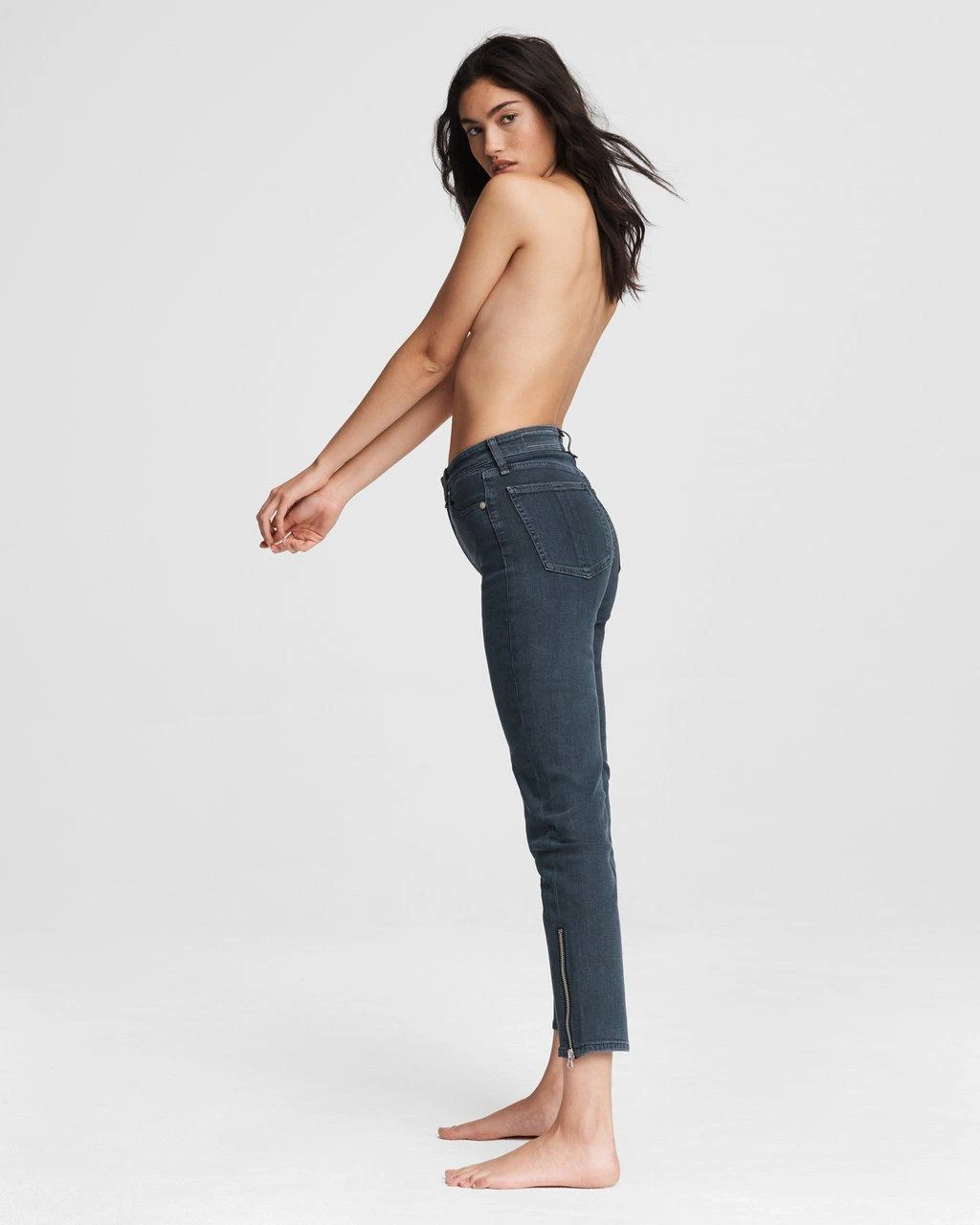 Rag & Bone Nina High-Rise Ankle Cigarette Jeans 3 Rag & Bone Nina High-Rise Ankle Cigarette Jeans - Image 3