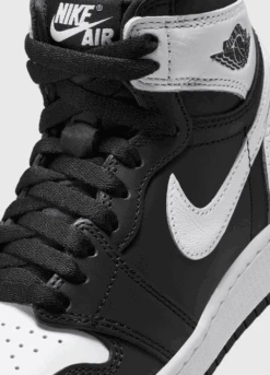 Nike Air Jordan 1 High OG 'Black White' Sneakers (GS) 7 Nike Air Jordan 1 High OG 'Black White' Sneakers (GS) -Style Haven Shop closeup fbf37284 db6c 41a0 b808 56ae7c184dc8