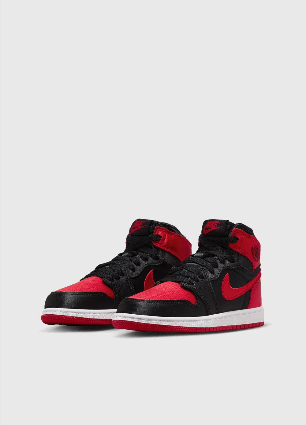 Nike Women's Air Jordan 1 Retro High OG 'Satin Bred' Sneakers 2 Nike Women's Air Jordan 1 Retro High OG 'Satin Bred' Sneakers - Image 2