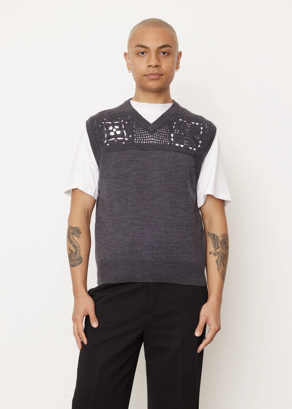 Crochet Knit Vest 1 Crochet Knit Vest