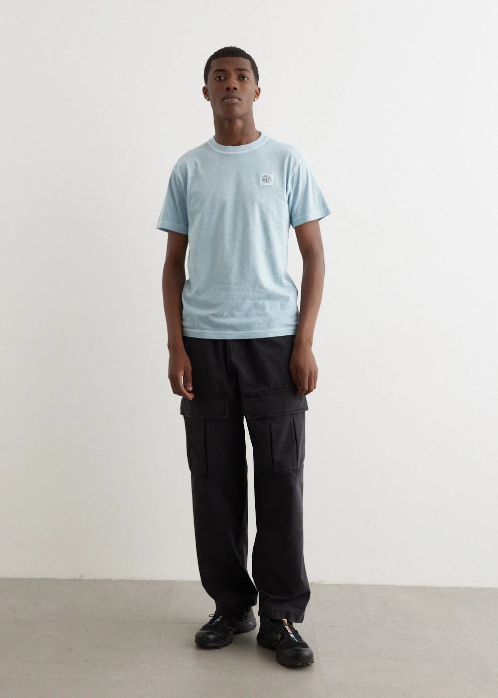 Stone Island Tonal Compass Patch Logo T-Shirt 3 Stone Island Tonal Compass Patch Logo T-Shirt - Image 3