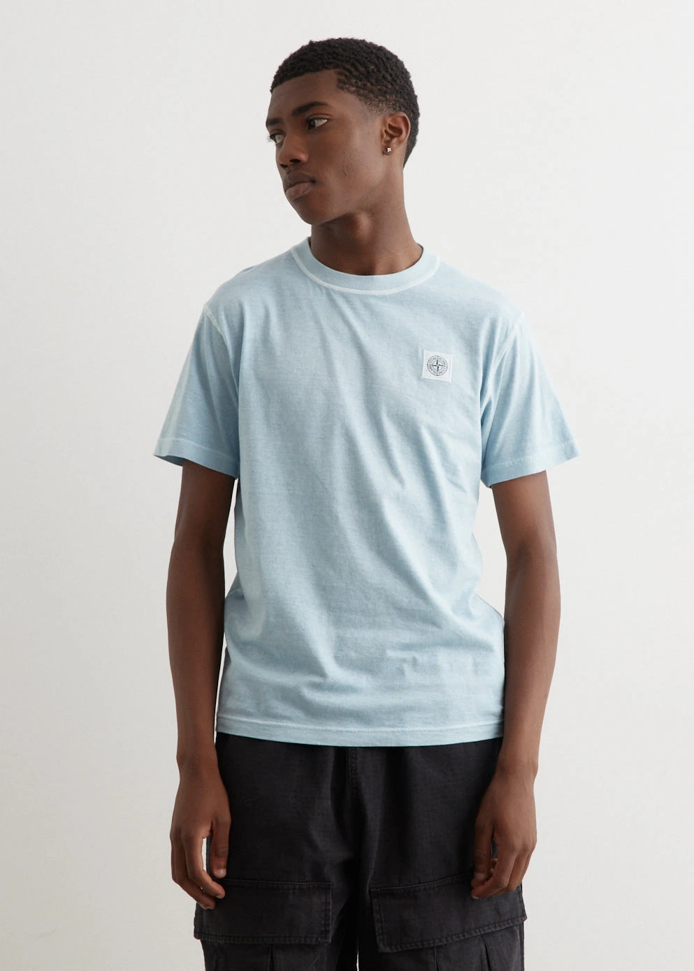 Stone Island Tonal Compass Patch Logo T-Shirt 1 Stone Island Tonal Compass Patch Logo T-Shirt