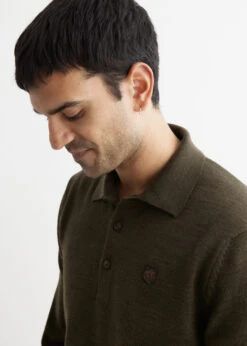 Fox Head Patch Polo Jumper -Style Haven Shop mens incu 727 51459052 b387 41ce a61f 92ae798da771