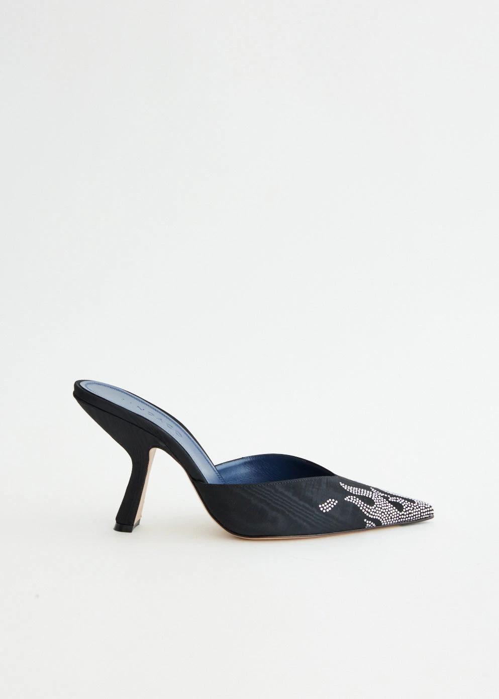 Carmen Grosgrain Moire Mules 1 Carmen Grosgrain Moire Mules