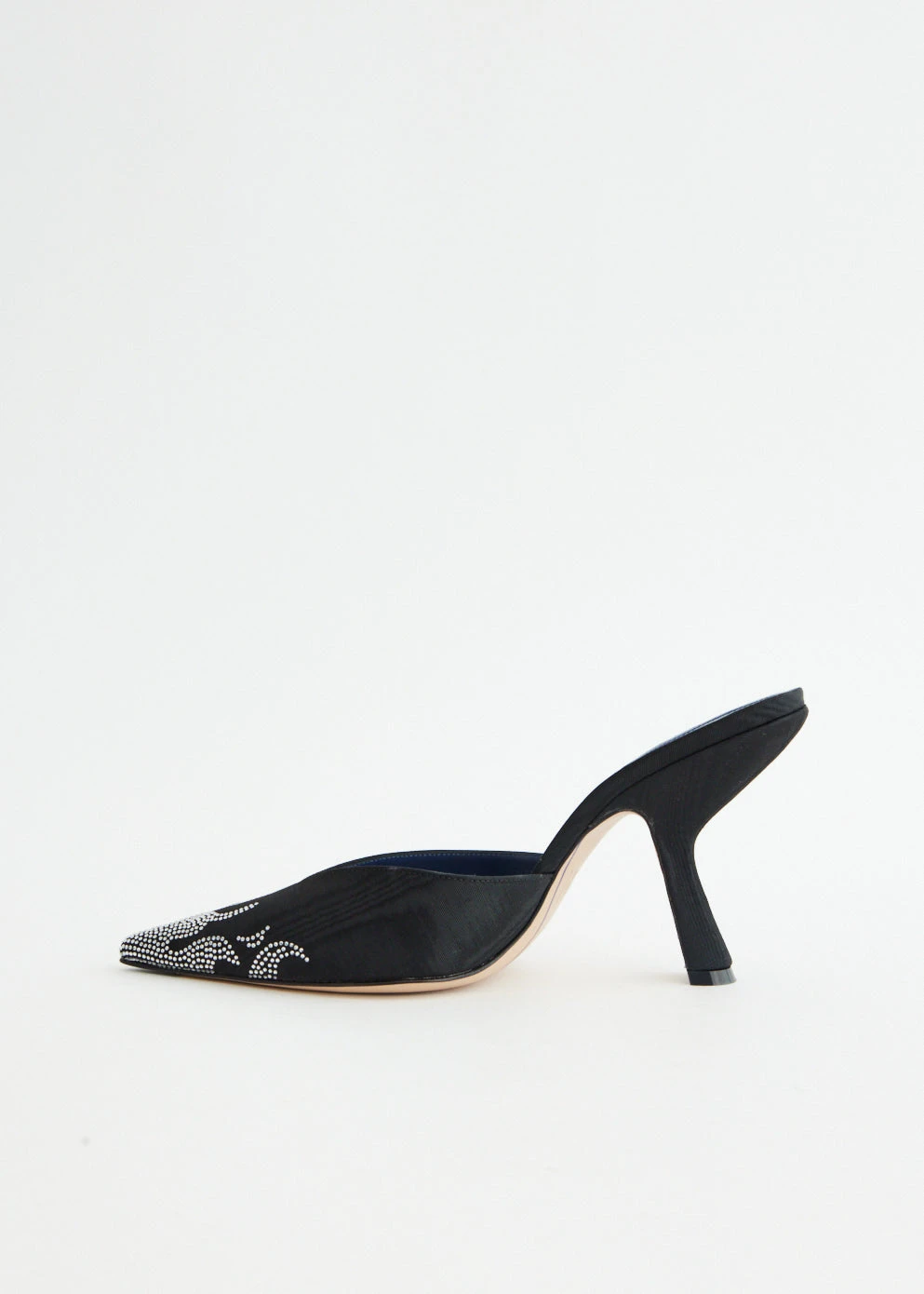 Carmen Grosgrain Moire Mules 5 Carmen Grosgrain Moire Mules - Image 5