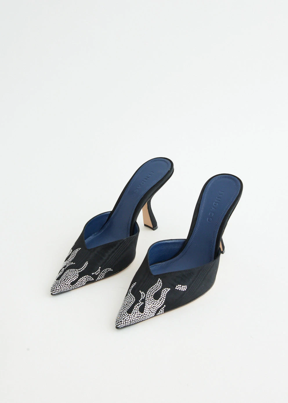 Carmen Grosgrain Moire Mules 2 Carmen Grosgrain Moire Mules - Image 2