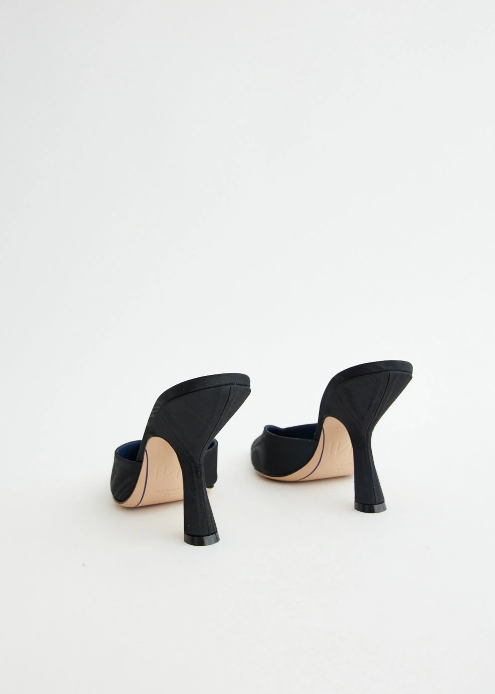 Carmen Grosgrain Moire Mules 4 Carmen Grosgrain Moire Mules - Image 4