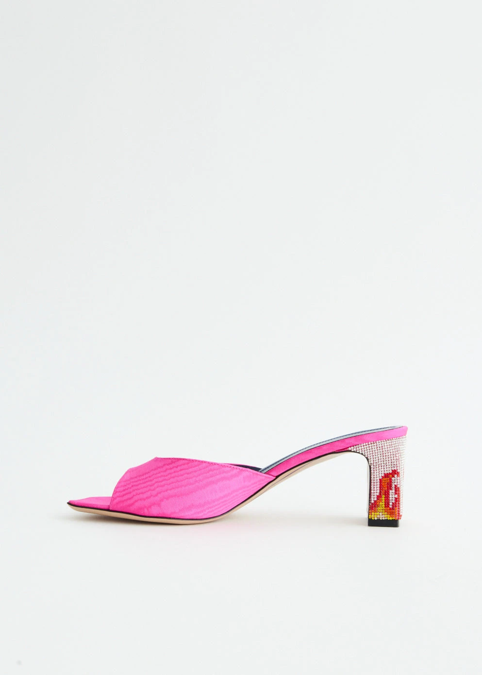 Ade Grosgrain Moire Mules 4 Ade Grosgrain Moire Mules - Image 4