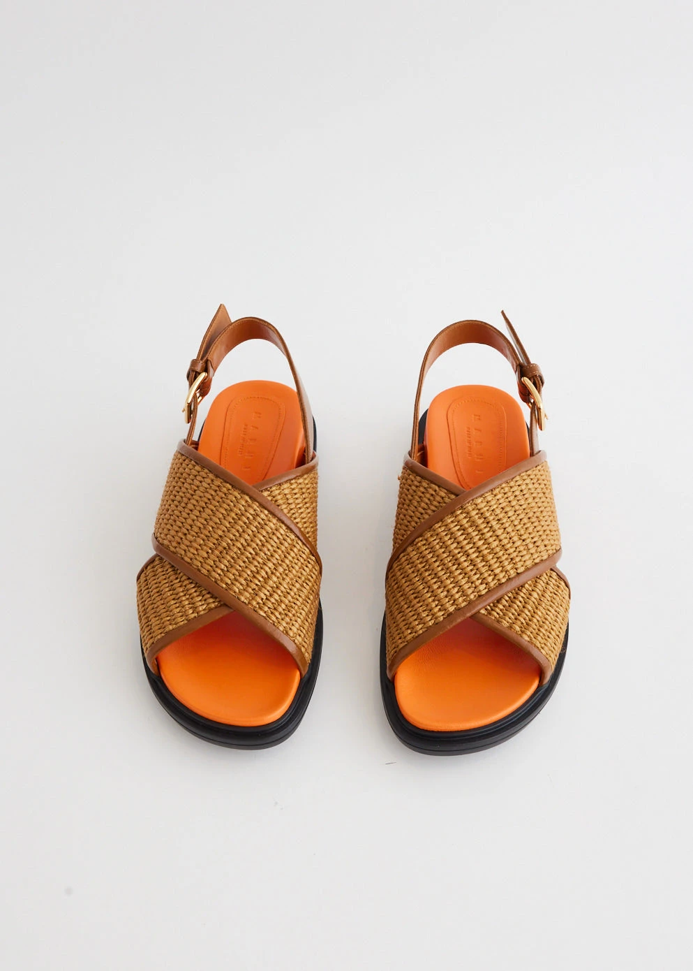 Marni Fussbett Criscross Rafia Sandals 3 Marni Fussbett Criscross Rafia Sandals - Image 3