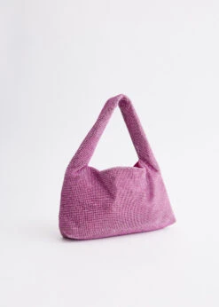 Mini Crystal Mesh Armpit Bag