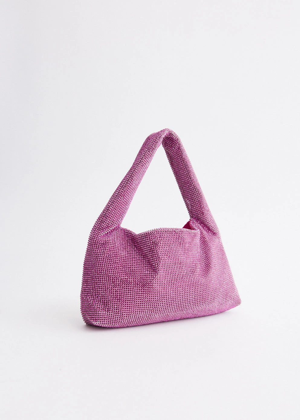 Mini Crystal Mesh Armpit Bag 1 Mini Crystal Mesh Armpit Bag