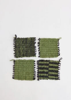 Handwoven Coasters Set Of 4