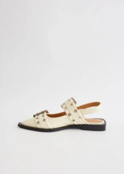 Ganni Chunky Buckle Ballerinas -Style Haven Shop product incu 102 6db8f8f0 bf95 4fab 80d3 5a02df3ba610