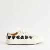 X Converse K126 Multi Heart Low Top Sneakers