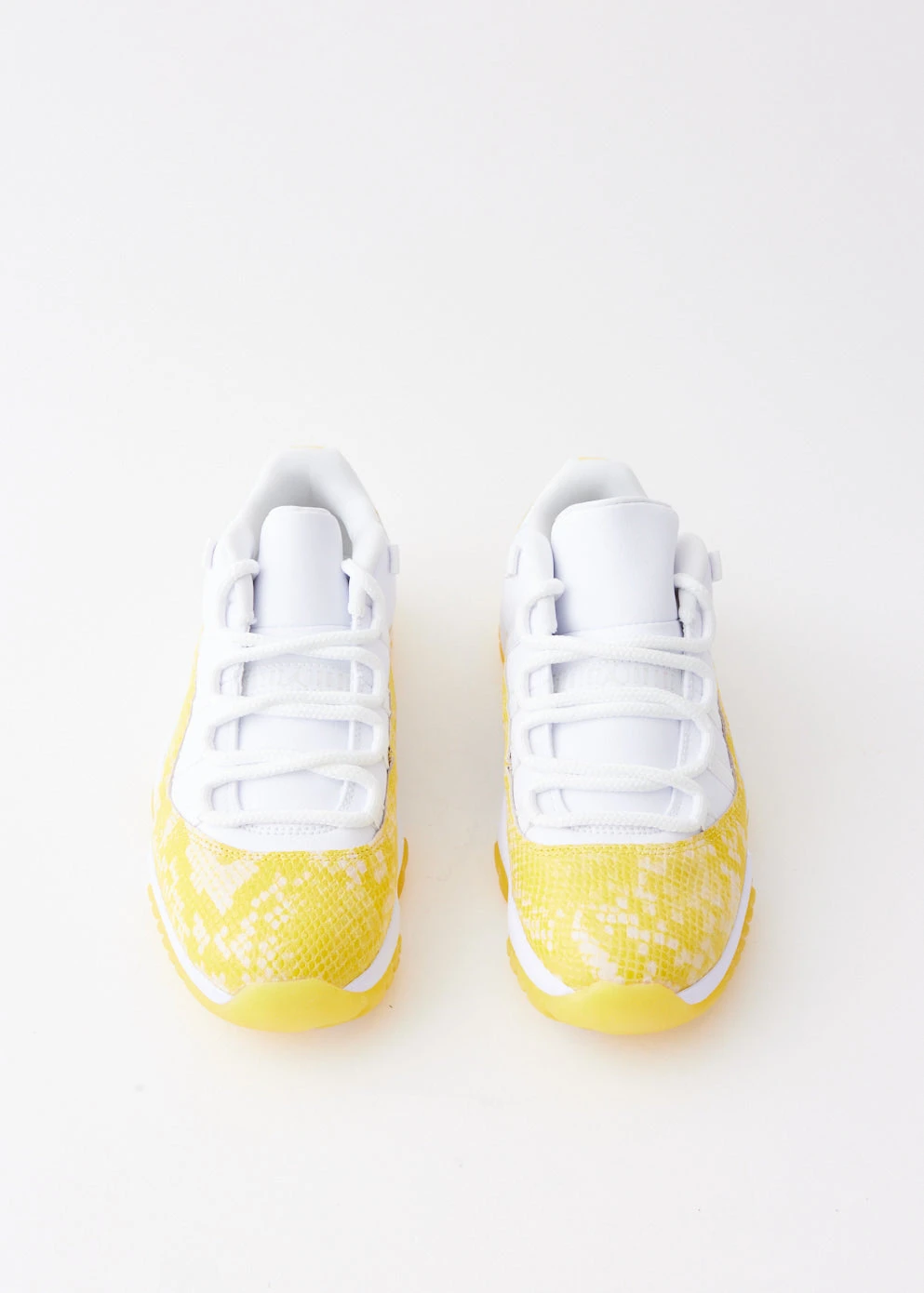Nike Women's Air Jordan 11 Retro 'Yellow Snakeskin' Sneakers 3 Nike Women's Air Jordan 11 Retro 'Yellow Snakeskin' Sneakers - Image 3