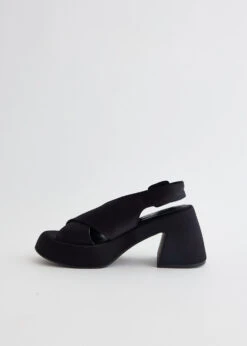Ganni Retro Heeled Platform Cross Sandals -Style Haven Shop product incu 169 b1166d8f 47b2 476f a295 1facb997ba28