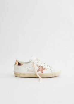Golden Goose Super-Star Glitter Star Sneakers