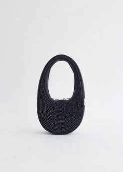 Coperni Crystal-Embellished Mini Swipe Bag