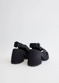 Ganni Retro Heeled Platform Cross Sandals -Style Haven Shop product incu 175 4e1495f3 4ae3 43f9 866c 49b9ca0eb18a