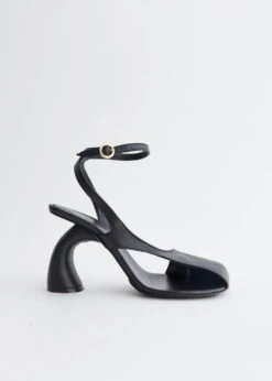 Dries Van Noten Asymmetric Virgo Leather Sandals