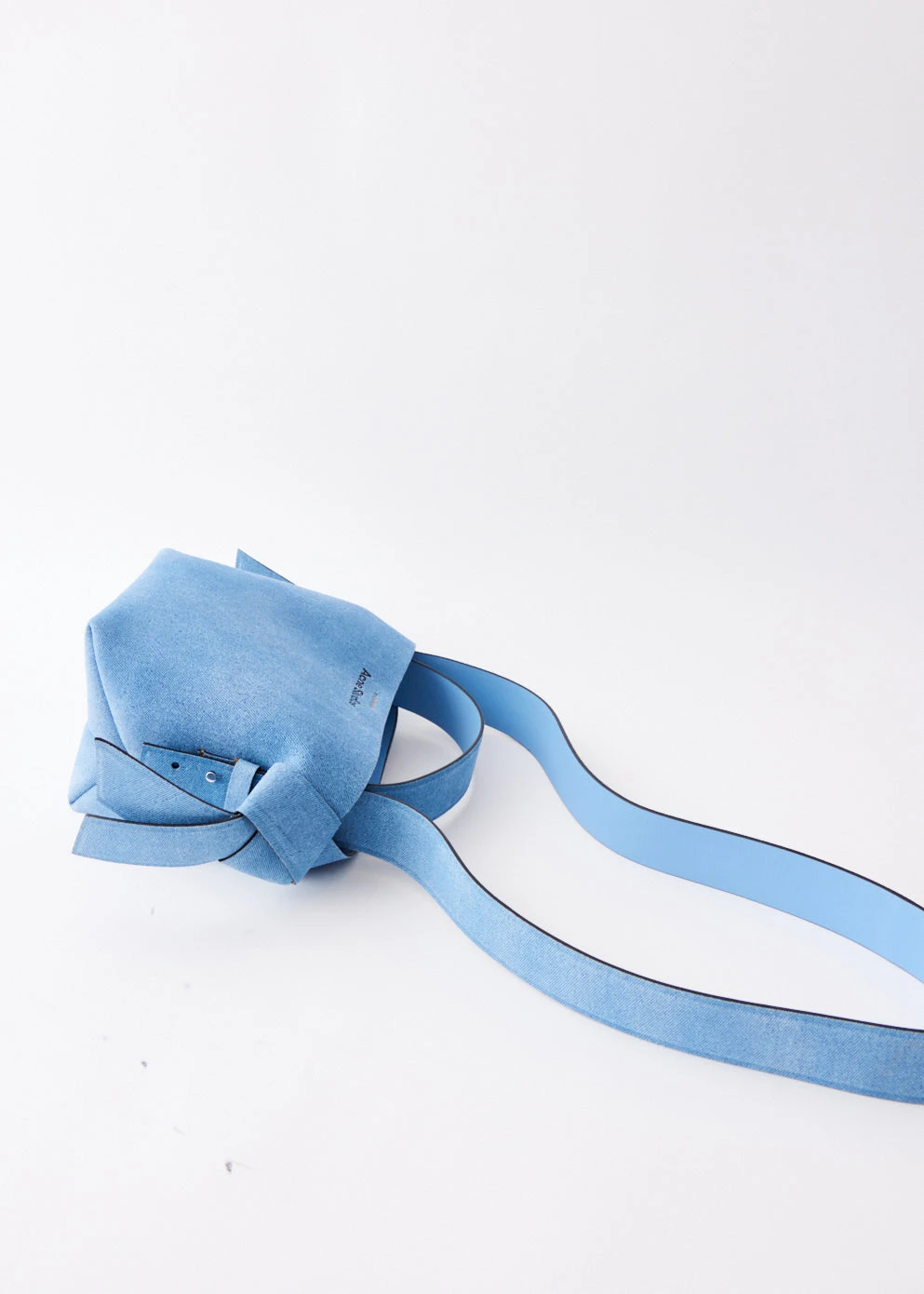 Acne Studios Musubi Mini Suede Denim Bag 2 Acne Studios Musubi Mini Suede Denim Bag - Image 2