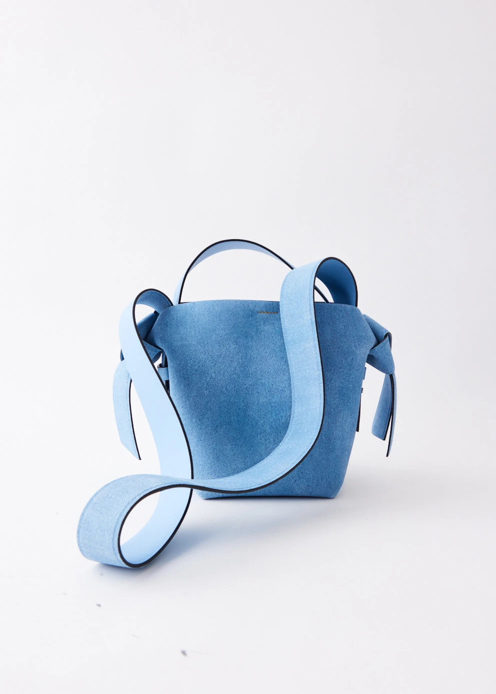 Acne Studios Musubi Mini Suede Denim Bag 3 Acne Studios Musubi Mini Suede Denim Bag - Image 3