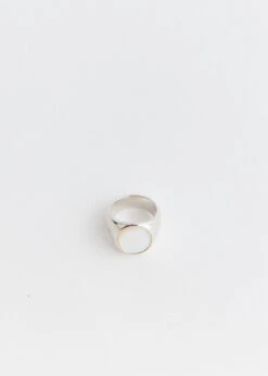 Tom Wood Oval Mother Of Pearl Ring