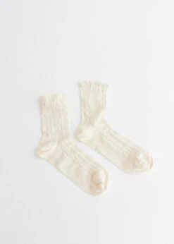 Ganni Short Ruffle Socks