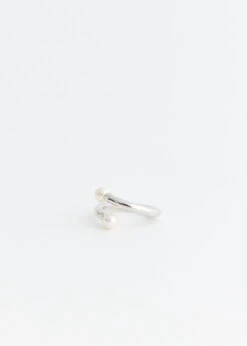 Ambush Small Pearl Barbell Ring