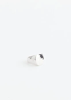 Tom Wood Oval Black Molecule Ring.