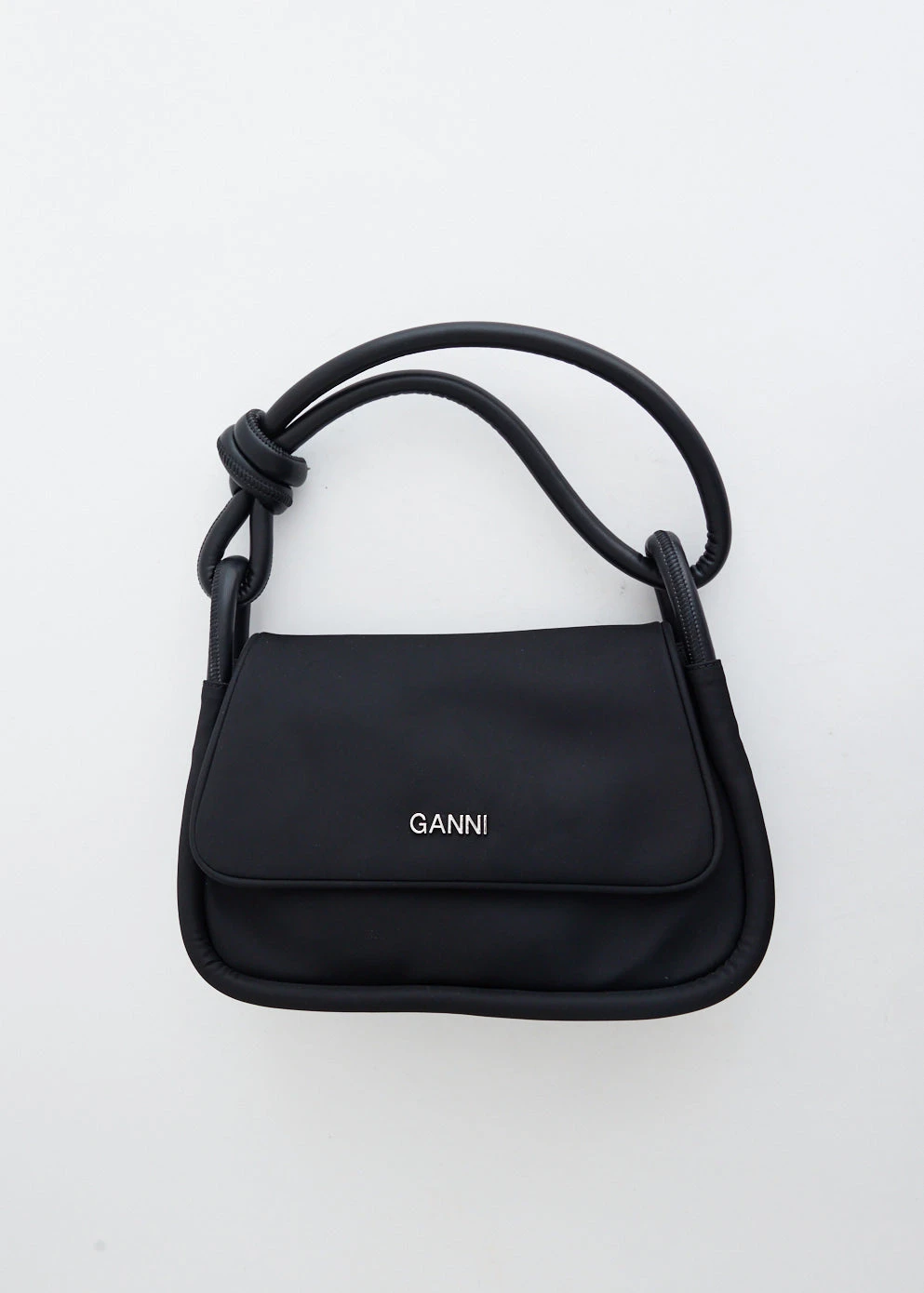 Ganni Knot Flap Over Bag 1 Ganni Knot Flap Over Bag
