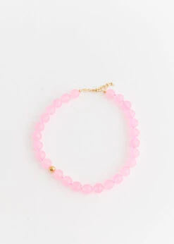 Anni Lu Pink Bubbles Necklace