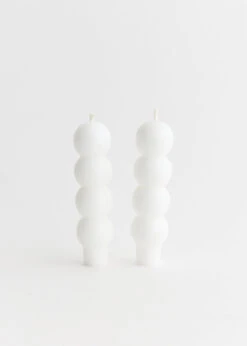 Baby Volute Candles (Set Of 2)