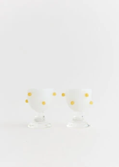 Two Pomponette Egg Cups