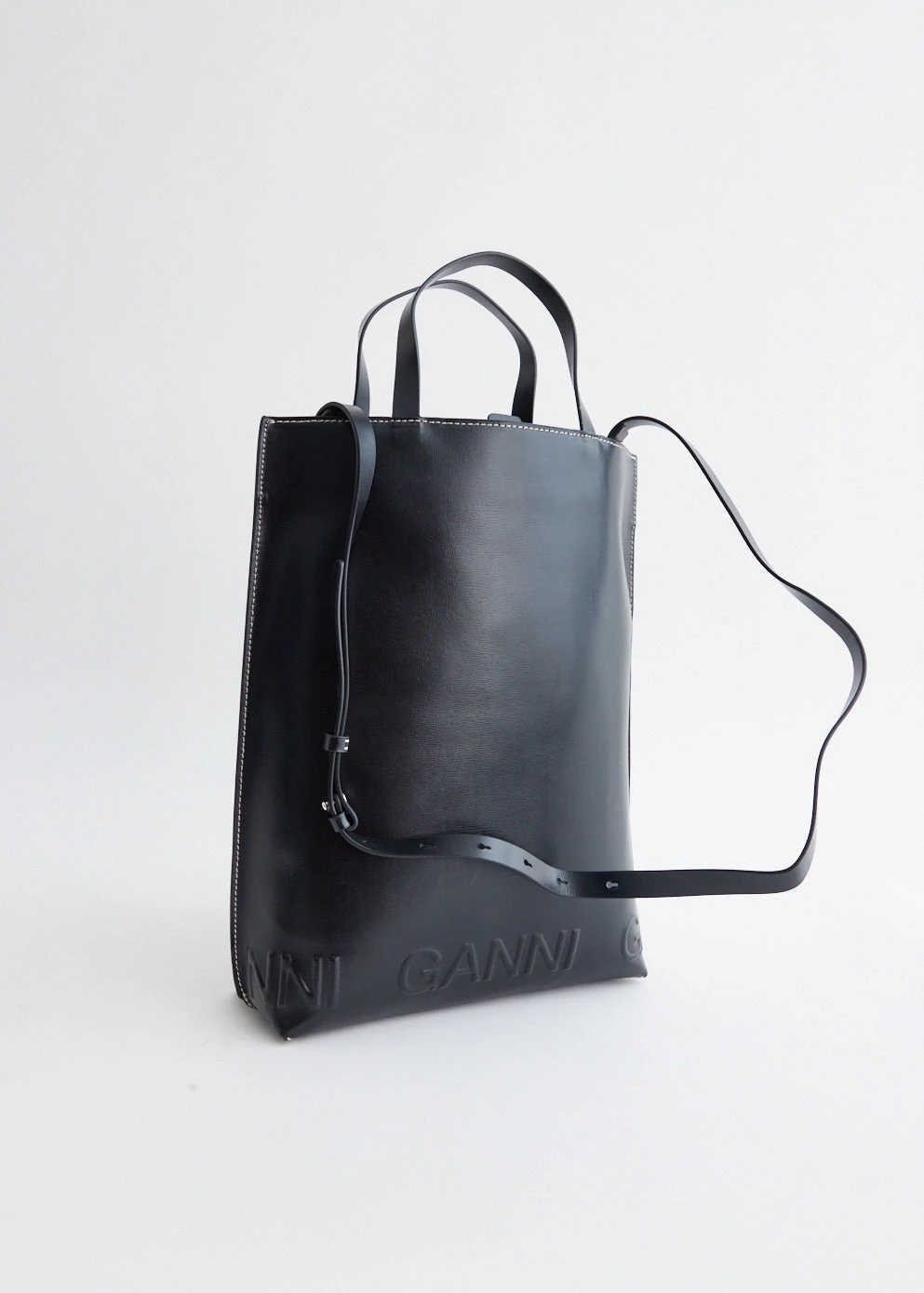 Ganni Medium Banner Tote 3 Ganni Medium Banner Tote - Image 3