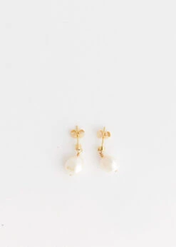 Anni Lu Pearly Earrings Gold