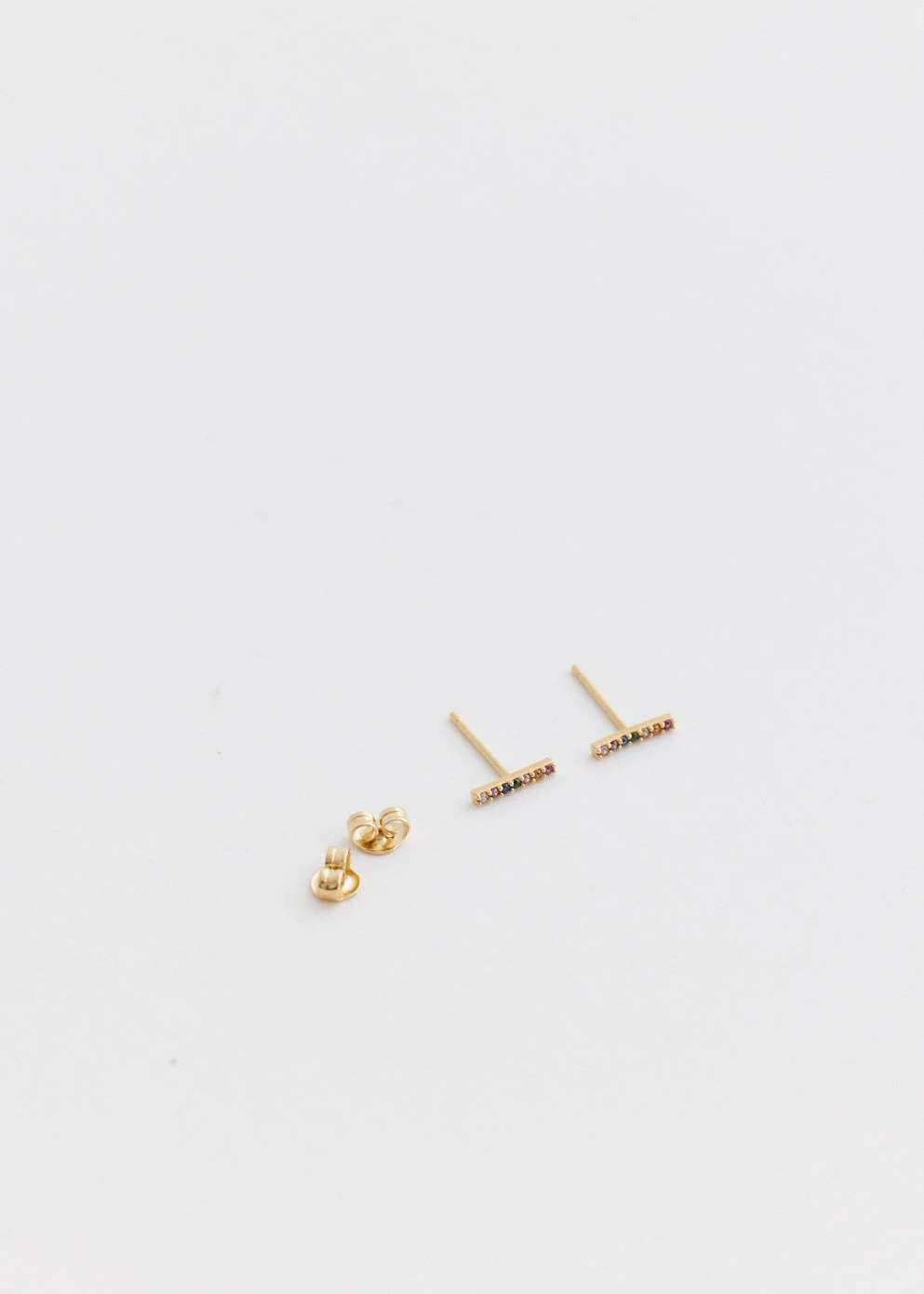 Gold-Plated Stud Earrings 4 Gold-Plated Stud Earrings - Image 4