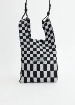 Metallic Ichimatsu Market Bag