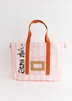 Acne Studios Tote Post Stripes Bag