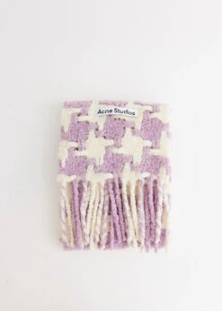 Acne Studios Vadik Pied De Poule Scarf