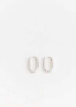 Small Squared Oval Hoops
