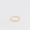 Wave Gold Plated Ring