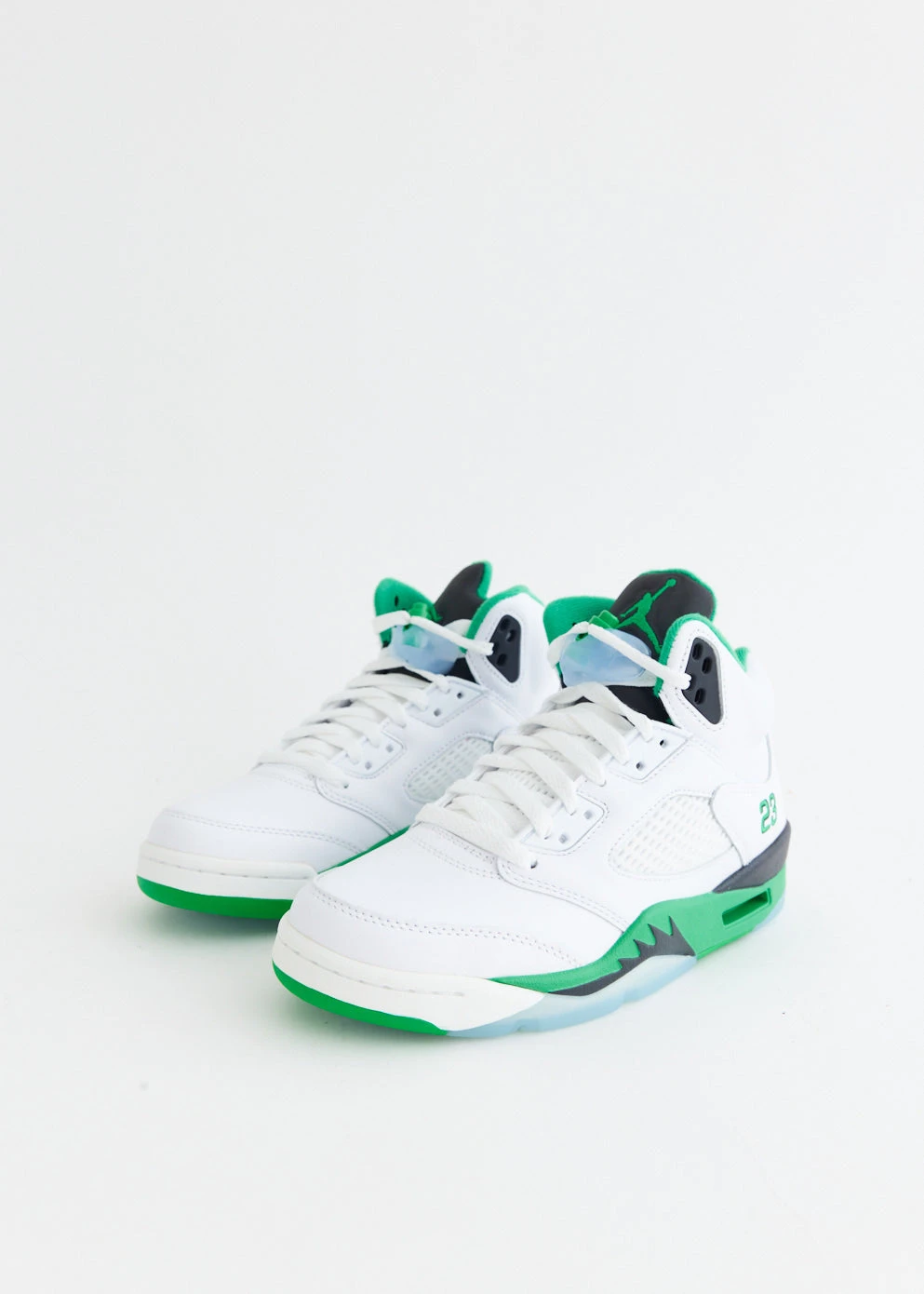 Nike Women's Air Jordan 5 Retro 'Lucky Green' Sneakers 2 Nike Women's Air Jordan 5 Retro 'Lucky Green' Sneakers - Image 2