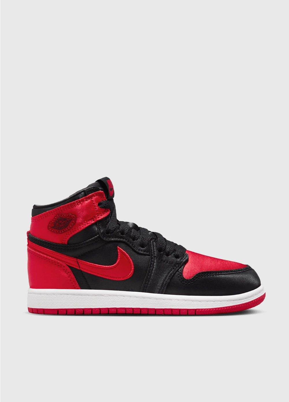 Nike Women's Air Jordan 1 Retro High OG 'Satin Bred' Sneakers 1 Nike Women's Air Jordan 1 Retro High OG 'Satin Bred' Sneakers