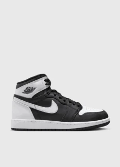 Nike Air Jordan 1 High OG 'Black White' Sneakers (GS)