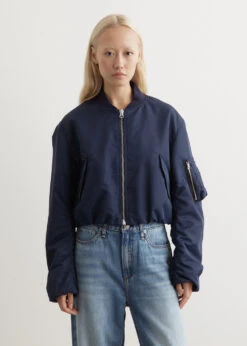 Rag & Bone Maggie Cropped Nylon Bomber -Style Haven Shop womens incu 008 5071e02f 8bdb 40e2 a6b1 463a411f449d