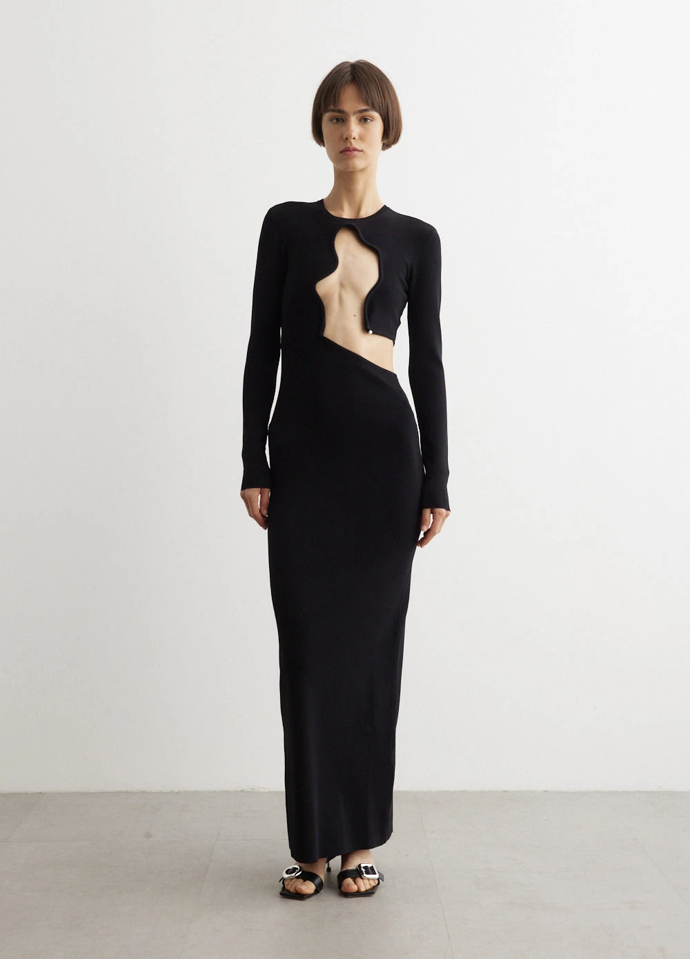 Salacia Wire Long Sleeve Column Dress 1 Salacia Wire Long Sleeve Column Dress