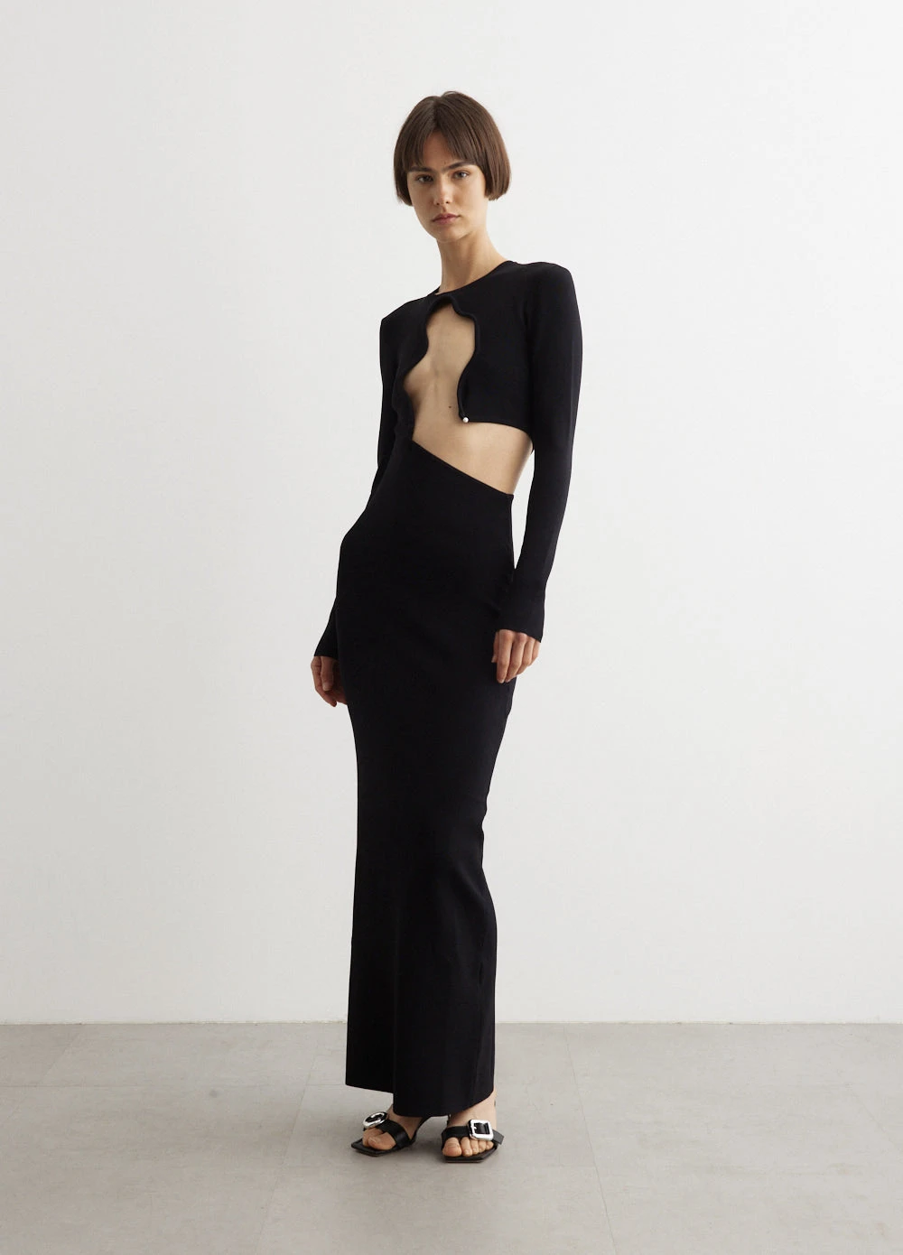 Salacia Wire Long Sleeve Column Dress 3 Salacia Wire Long Sleeve Column Dress - Image 3